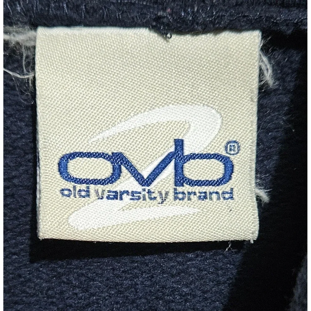 Old Varsity Brand Virginia UVA Cavaliers Hoodie Blue Mens Large OVB Pullover